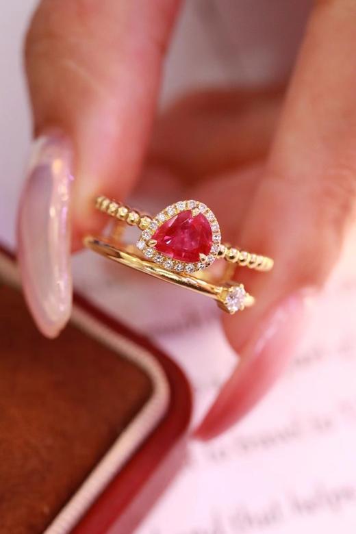 0.66ct 红宝石戒指 商品图0