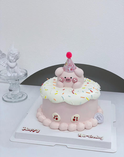 立体小猪周岁蛋糕 商品图1