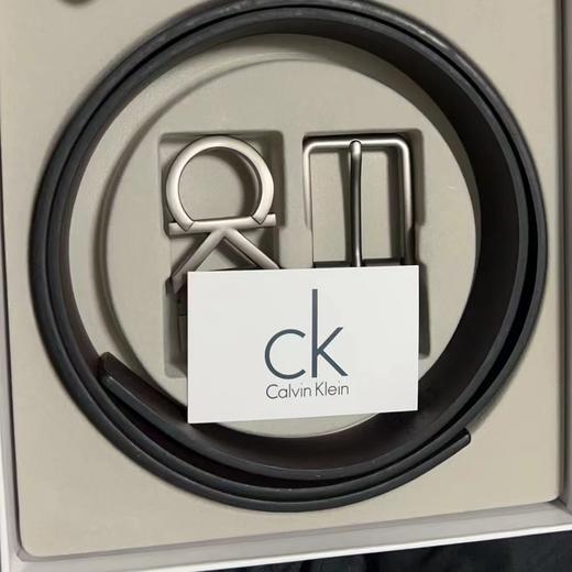 CK双扣头皮带，Calvin Klein/CK卡文克莱腰带   高品质皮带 商品图2
