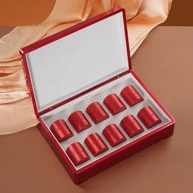 见喜【红.实木烤漆.10小合金罐】150元1套.整箱14套