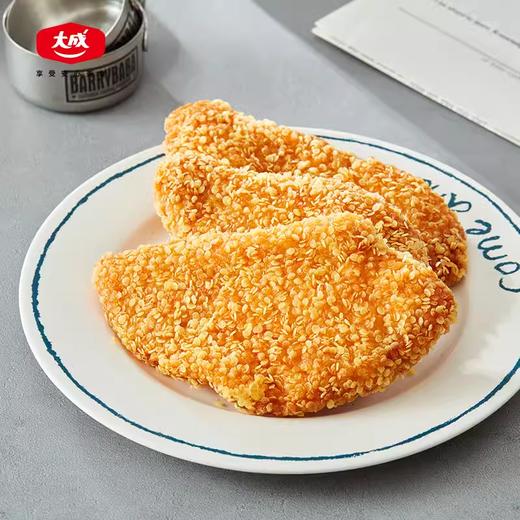 300g 3片装 大成咔滋脆鸡排 空气炸锅汉堡鸡排鸡扒裹粉油炸冷冻半成品 商品图3
