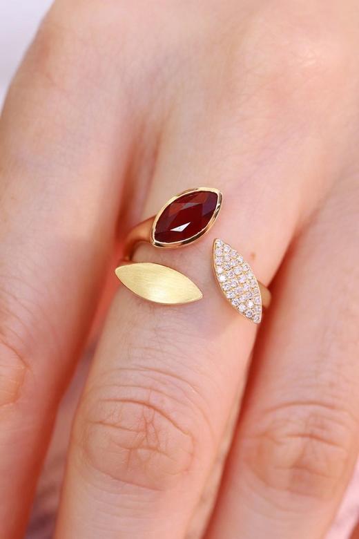 0.97ct 红宝石戒指 商品图3