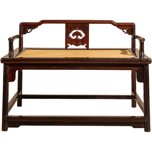 紫檀如意云纹矮背大禅椅 商品图5