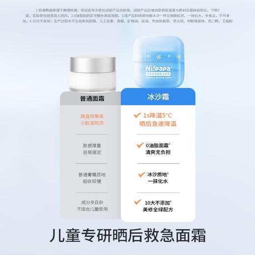 【品牌直发】海龟爸爸植萃冰沙霜儿童宝宝补水霜冰沙霜晒后舒缓保湿擦脸面霜50g 商品图1