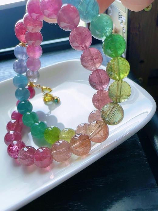 40.13g 8mm 碧玺手链 商品图6