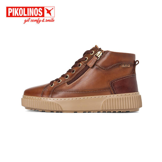 【云粉节】BF楼派高雁冬季多材质拼接圆头平底系带拼色踝靴PA241903吊牌价2580 商品图3