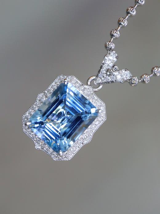 3.25ct 海蓝宝吊坠 商品图0