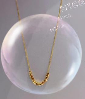 盐百黄金 蹦迪珠手链