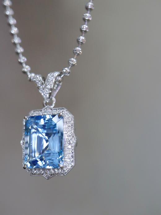 3.25ct 海蓝宝吊坠 商品图2