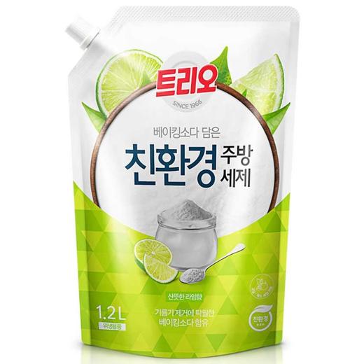 爱敬环保洗洁精小苏打青柠香1.2L애경 친환경 베이킹소다 주방세제 라임향 商品图0