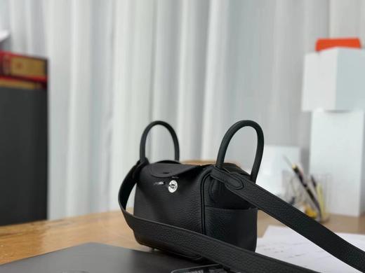 定制款 原版五金皮料 爱马仕lindy单肩手提包 商品图0