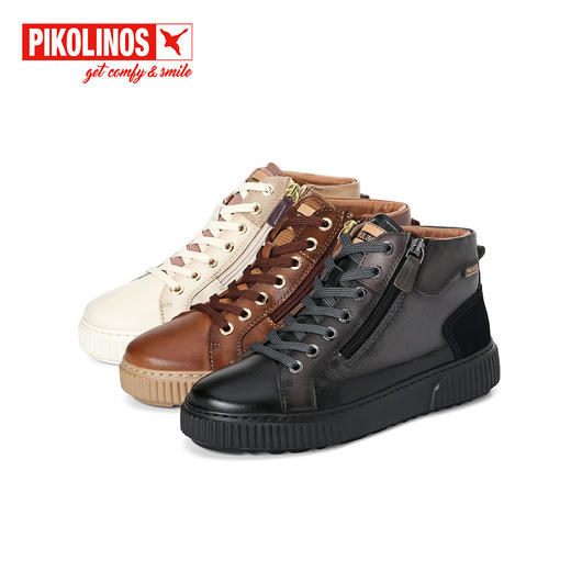 【云粉节】BF楼派高雁冬季多材质拼接圆头平底系带拼色踝靴PA241903吊牌价2580 商品图4