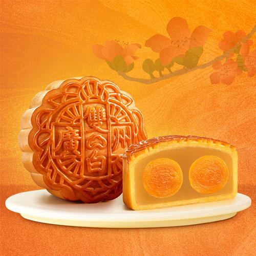 【团购】（票券同售）广州酒家经典款 | 双黄纯白莲蓉月饼180g*4颗装 【票券同售】 商品图3