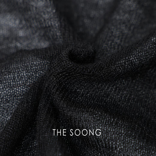 THESOONG | 100%水绒羊绒 透感冰感防晒空调围巾HWWJ3769 商品图3
