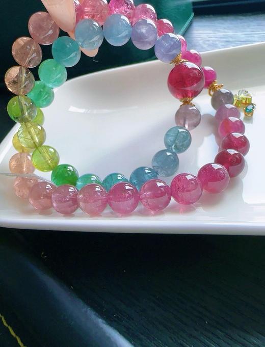 40.13g 8mm 碧玺手链 商品图1