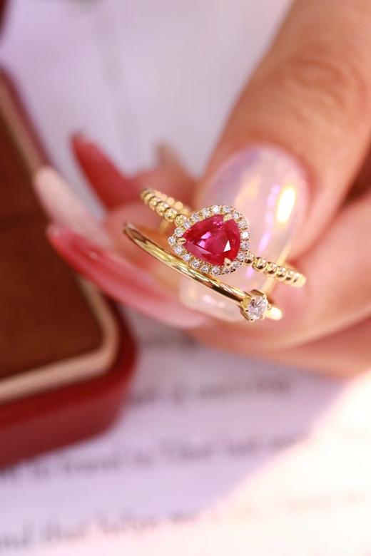 0.66ct 红宝石戒指 商品图4