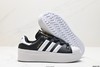 阿迪达斯Adidas Originals Superstar Bonega W三叶草贝壳头休闲运动板鞋GY6793女鞋 商品缩略图4