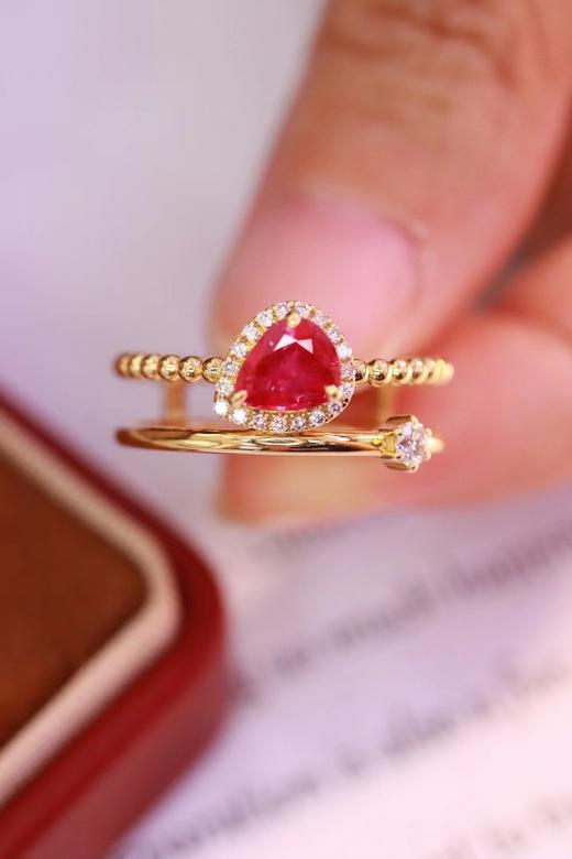 0.66ct 红宝石戒指 商品图1