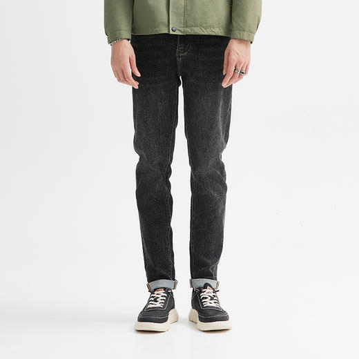 【新品上新】HX 春秋季水洗修身牛仔长裤Y201430010101 商品图0