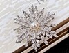 7DAYS天然贝母淡水珍珠雪花胸针 商品缩略图2