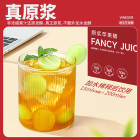 食欣食益100%原浆苹果醋 0糖0脂0卡 健康口感古法工艺210ml