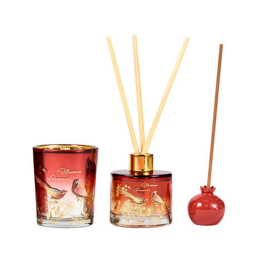 大英博物馆东方梦境系列无火香薰蜡烛线香套装礼盒-喜上眉梢 商品图4