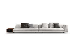 罗杰 组合沙发 |  更多座位组合，皮布面料可选，详询客服