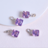 玉美人菲菲/S925紫水晶吊坠方块约12*12mm/多样性发一 商品缩略图0