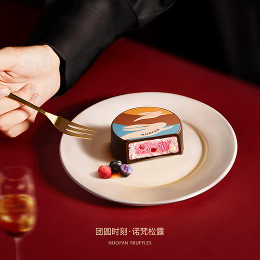 中秋新品！2024诺梵巧克力月饼糕点礼盒 315g/盒 9饼9味 中秋礼物 商品图6