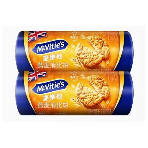 麦维他 燕麦消化饼酥性饼干 255g/袋 商品图0