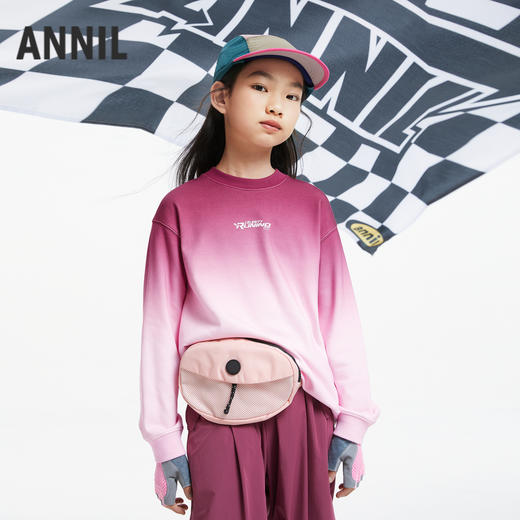 男女童潮趣渐变卫衣新款安奈儿童装实体店同款AM431583 商品图1