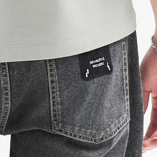 【新品上新】HX 水洗牛仔九分裤S210420079101 商品图11