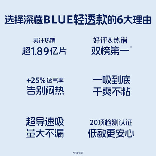 3包 清透款夏季卫生巾超薄0.12cm 干爽不闷热 她研社 A-4890 商品图2