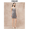 VIMAGE纬漫纪时尚露背时尚洋气吊带修身显瘦礼服连衣裙秋新款V2277805 商品缩略图1