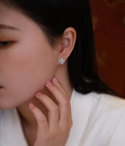 7DAYS芒星珍珠套装耳钉项链 商品图7