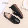 信诺真皮舒适女鞋2024新款秋季绑带小皮鞋厚底舒适通勤休闲软单鞋Q3066-N16 商品缩略图4