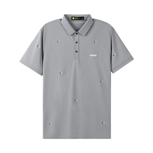 【新品上新】HX 夏季翻领短袖T恤凉感抗菌Y102420057102POLO杉 商品图0