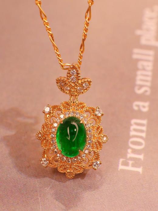 1.5ct 祖母绿吊坠 商品图2