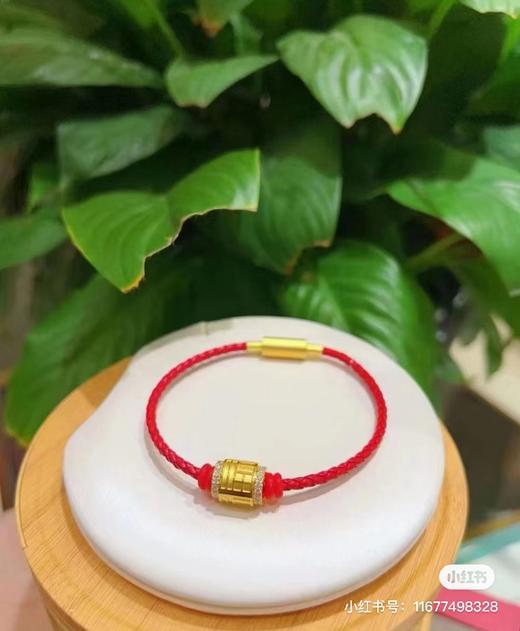 周大福传福系列钻石转运珠女款10300 商品图0