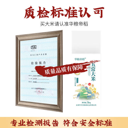 「10斤装！真空米砖」五常稻花香2号大米1kg*5块真空米砖新鲜现磨华粮帝稻粮油米面 商品图1