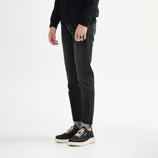 【新品上新】HX 春秋季水洗修身牛仔长裤Y201430010101 商品图2