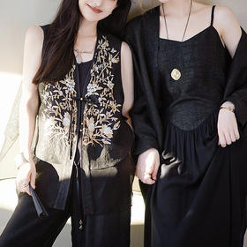 新中式香云纱工艺国风服饰系列，东方手艺撑起女性的风雅，凉滑如溪水流淌，飘逸有风骨【G】