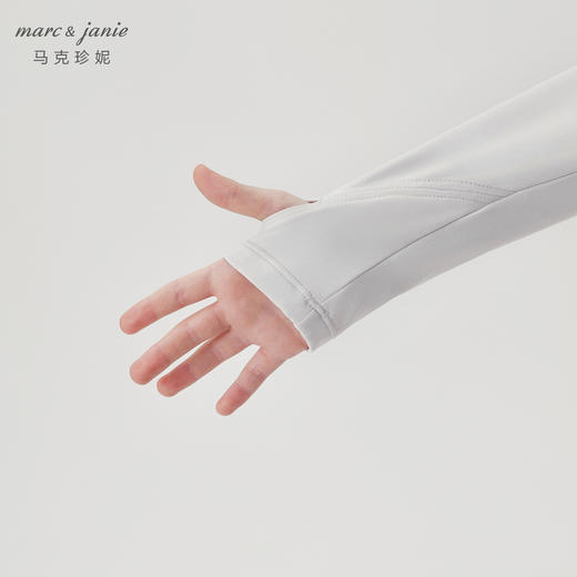 [商场同款]马克珍妮女童运动弹力抽皱长袖T恤儿童上衣秋装241123 商品图4