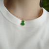 龢盒原创 辣绿翡翠葫芦满钻吊坠 商品缩略图4