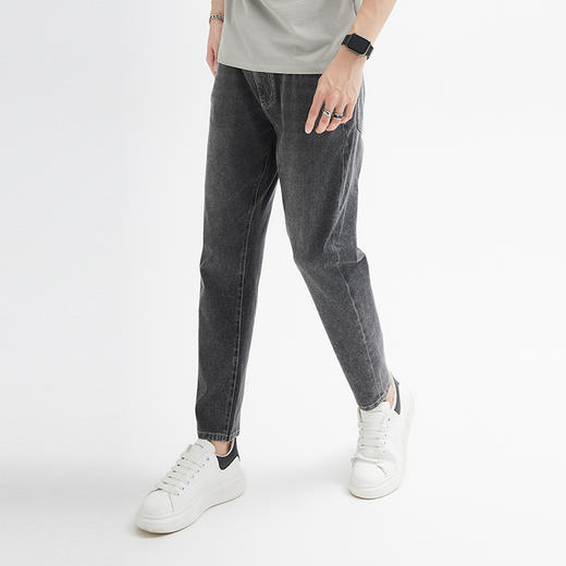 【新品上新】HX 水洗牛仔九分裤S210420079101 商品图5