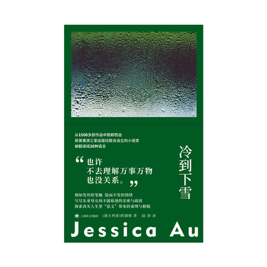冷到下雪 故事群岛012 [澳]欧健梅 著 陆剑 译 华裔 女性主义 母女关系 首届小说奖(Novel Prize) 维多利亚州文学奖【上海译文】 商品图2