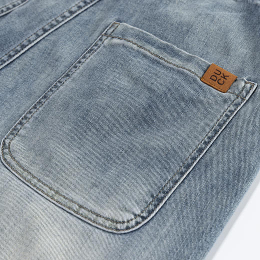 【断码清仓】HX 夏季水洗牛仔五分裤Z207420010101短裤 商品图8