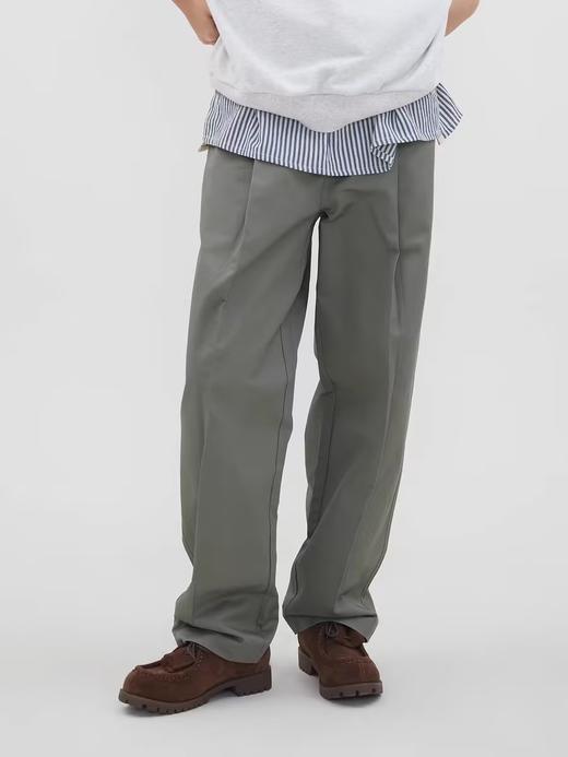 LIVINGTOWN/LT复古单褶长裤 商品图1