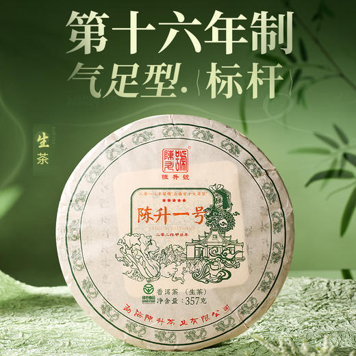 陈升号 2024年陈升一号357g（生茶） 商品图0