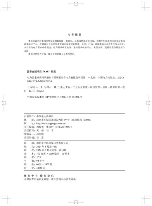 电力需求响应培训教材 商品图3